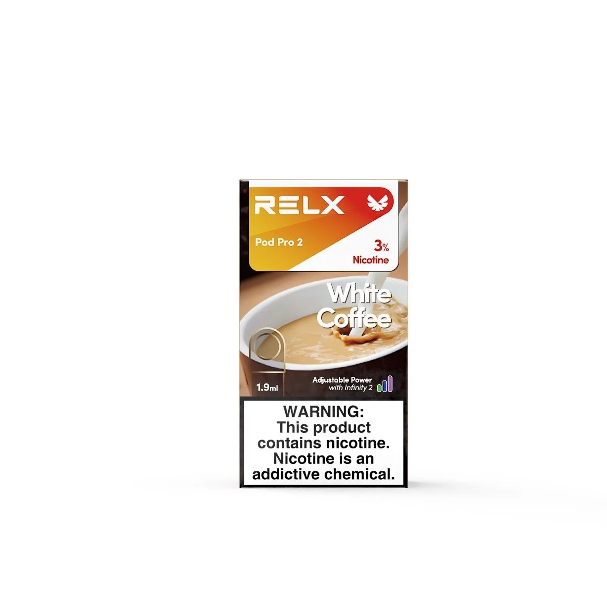 RELX Pro 2 – 1 Pod 3% – White Coffee