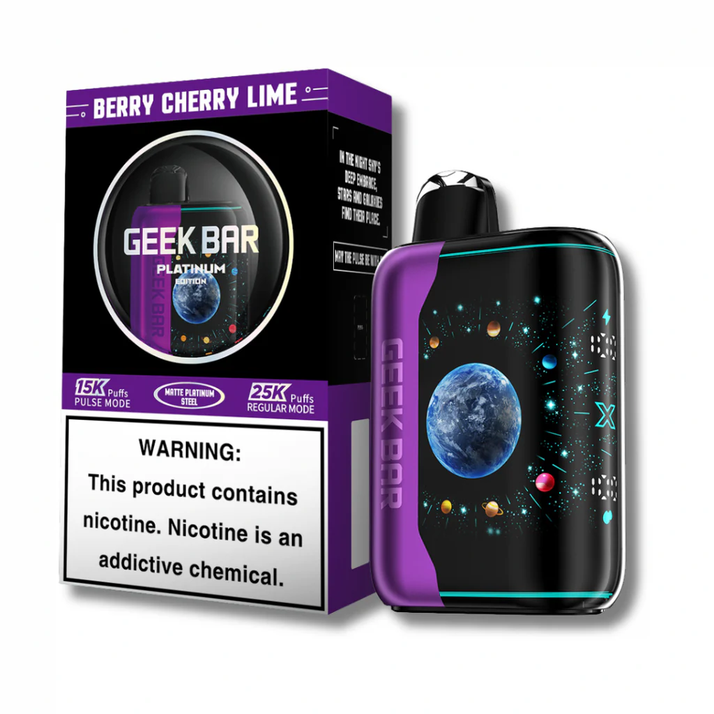 Geek Bar Pulse X Platinum Edition 25k Puffs – Berry Cherry Lime