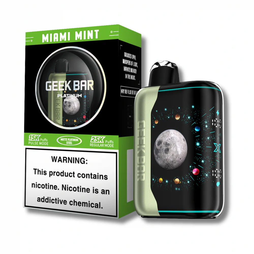 Geek Bar Pulse X Platinum Edition 25k Puffs – Miami Mint