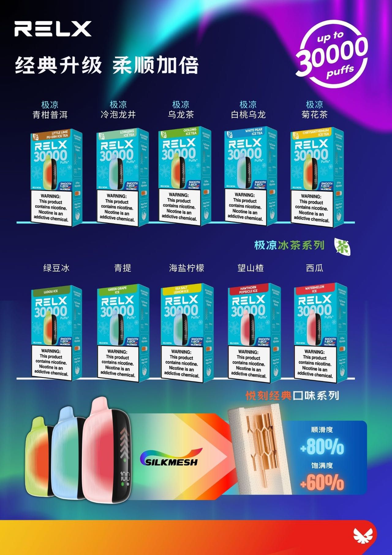 Relx Nova Silkmesh Disposable